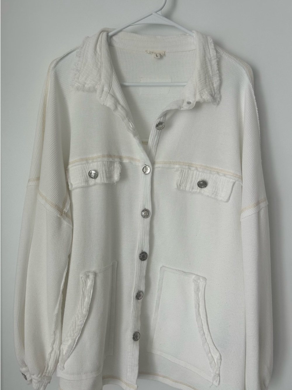 POL Textured Lightweight Jacket Size Large